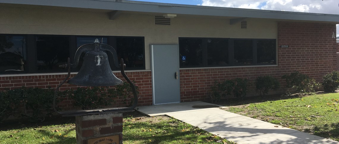 Paine's historical bell nicely adorns our campus!