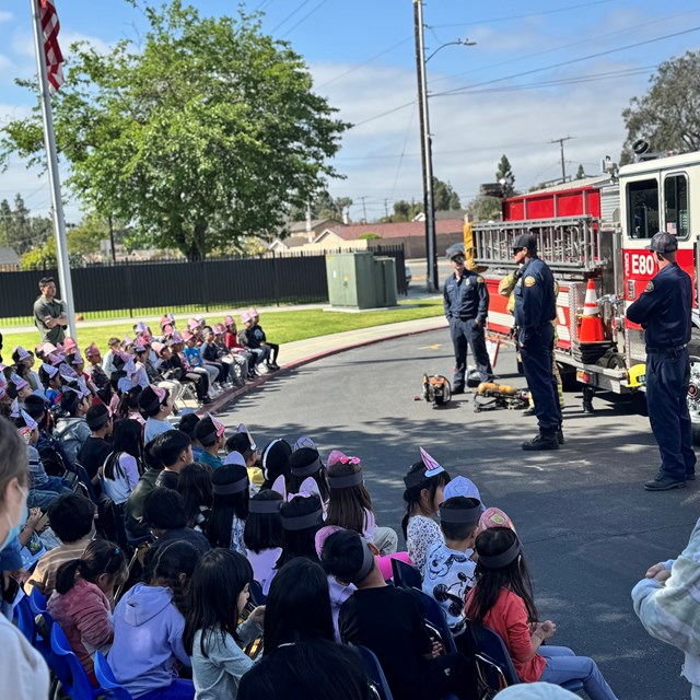 Fire dept visit